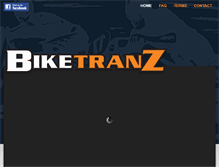 Tablet Screenshot of biketranz.co.nz